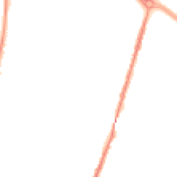 Night-time road noise heatmap for BS23 1DS