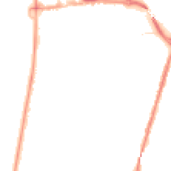 Night-time road noise heatmap for BS23 1EP