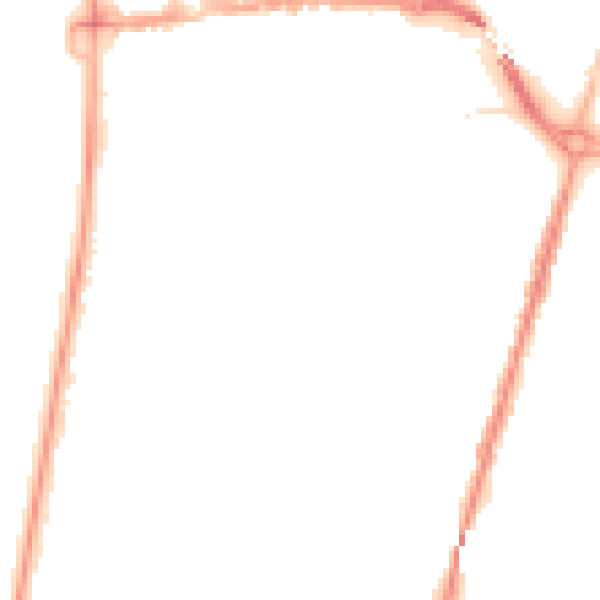 Night-time road noise heatmap for BS23 1ER