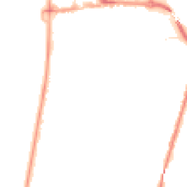 Night-time road noise heatmap for BS23 1ES