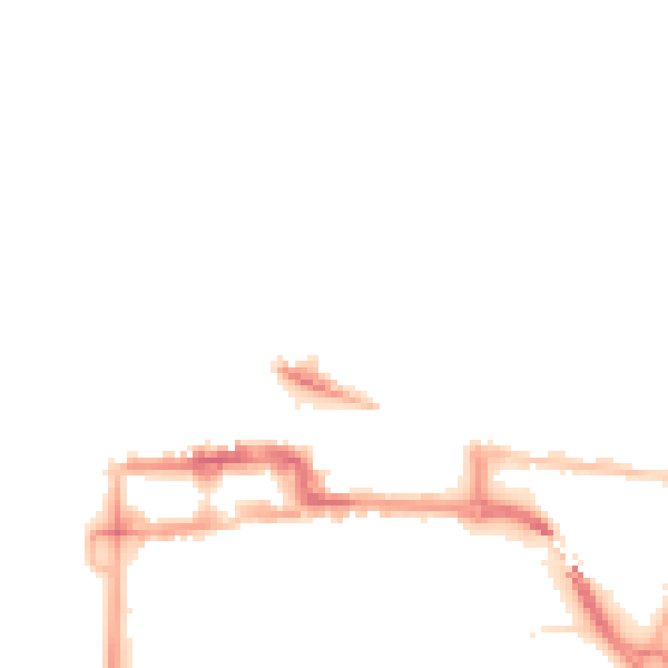 Night-time road noise heatmap for BS23 1RF