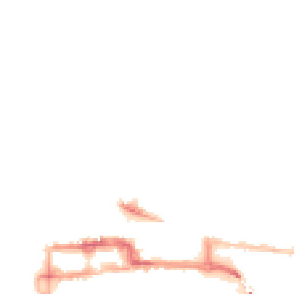 Night-time road noise heatmap for BS23 1RN