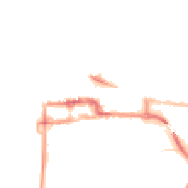 Night-time road noise heatmap for BS23 1UG