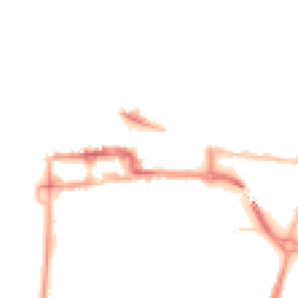 Night-time road noise heatmap for BS23 1XB