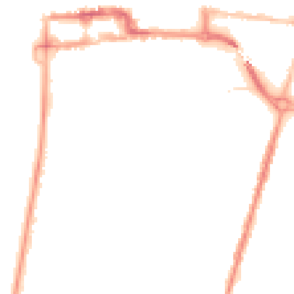 Night-time road noise heatmap for BS23 1XL
