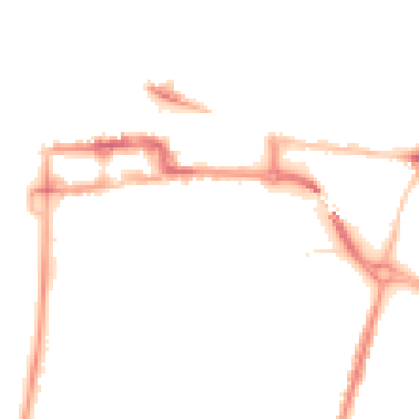 Night-time road noise heatmap for BS23 1YA