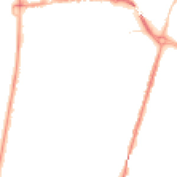 Night-time road noise heatmap for BS23 1YN