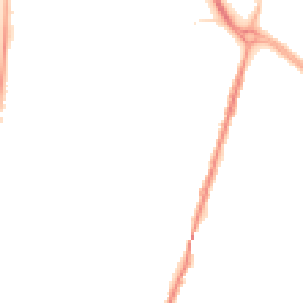 Night-time road noise heatmap for BS23 1YR