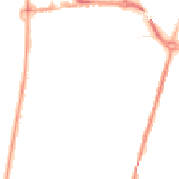 Night-time road noise heatmap for BS23 1YS