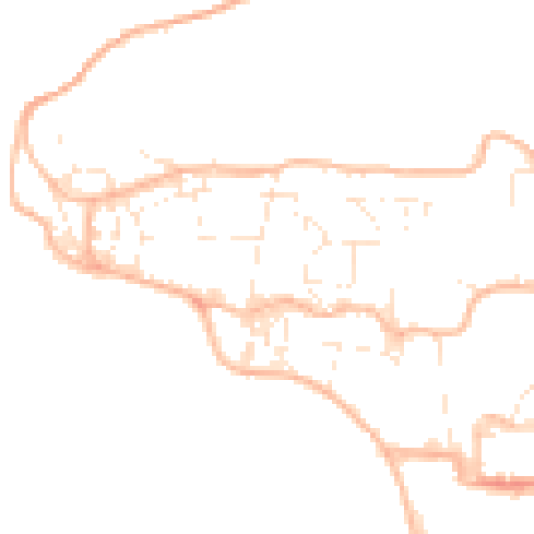 Daytime road noise heatmap for BS23 2DW