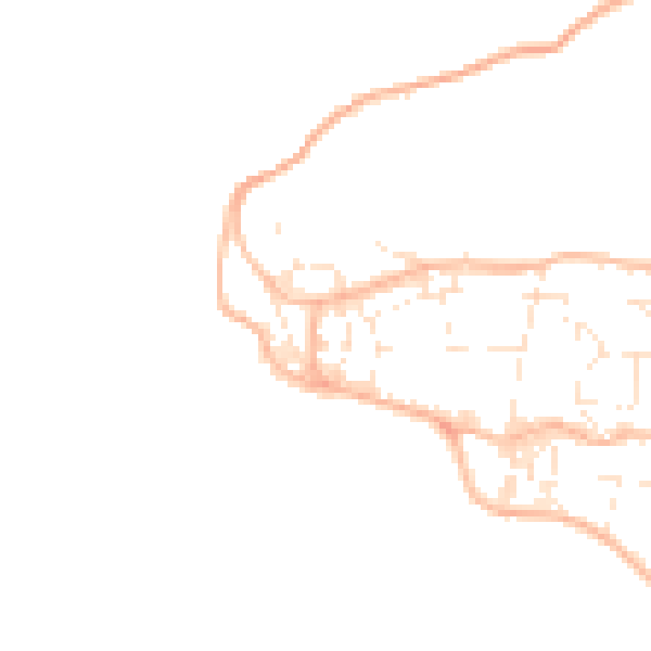 Daytime road noise heatmap for BS23 2EX