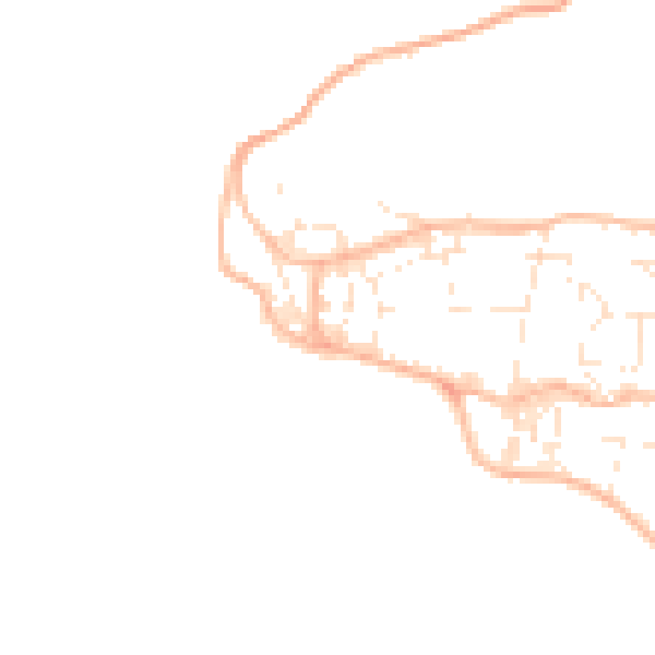 Daytime road noise heatmap for BS23 2EY