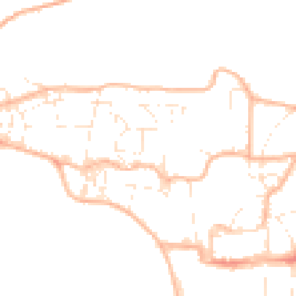 Daytime road noise heatmap for BS23 2JE