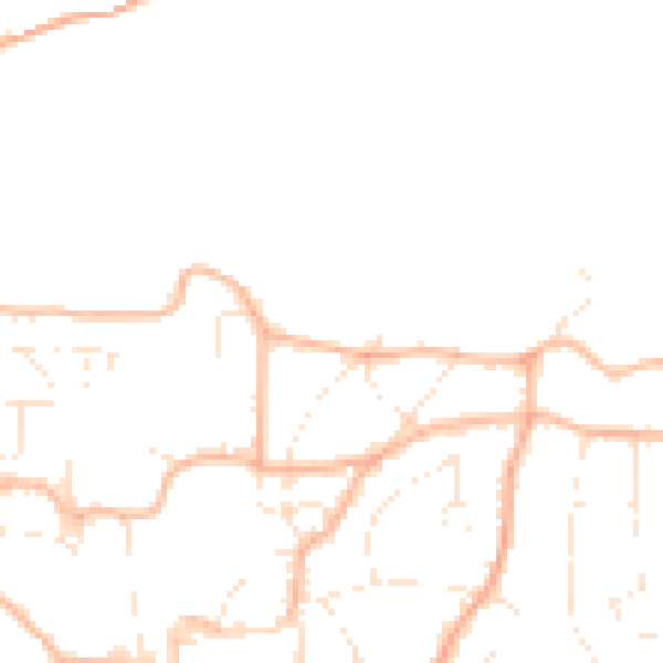 Daytime road noise heatmap for BS23 2NF