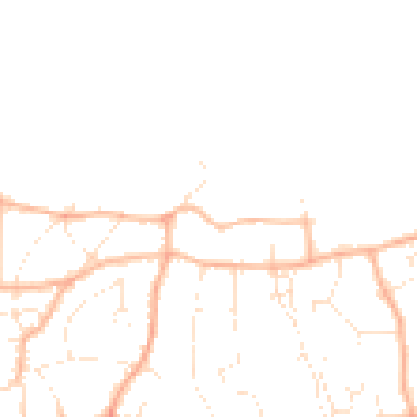Daytime road noise heatmap for BS23 2NX