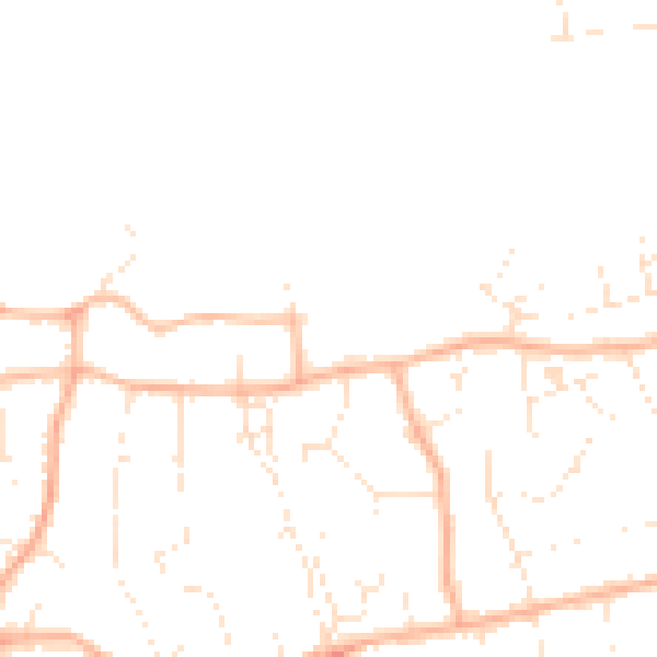 Daytime road noise heatmap for BS23 2TH