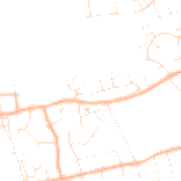 Daytime road noise heatmap for BS23 2UD
