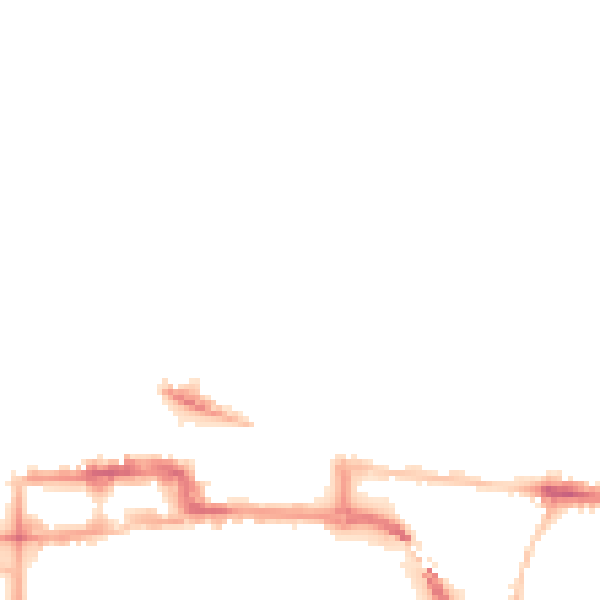 Night-time road noise heatmap for BS23 3AA