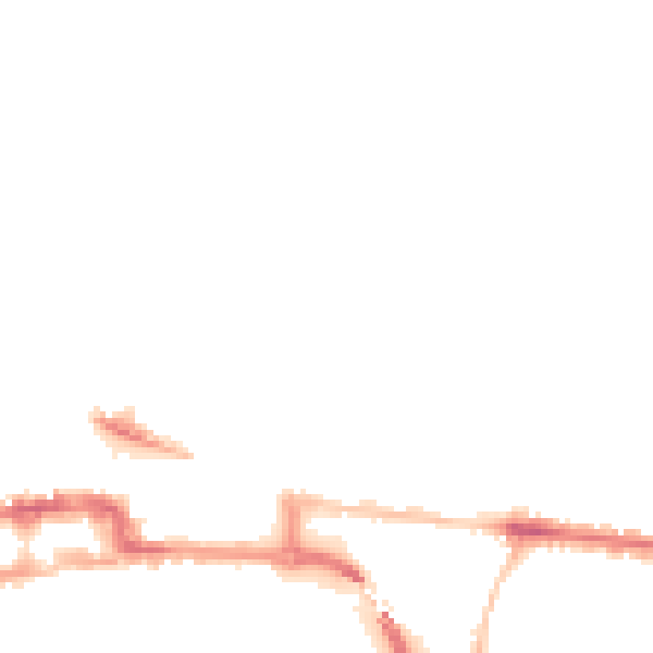 Night-time road noise heatmap for BS23 3AJ
