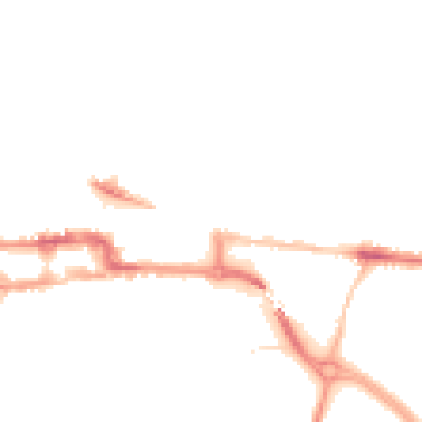 Night-time road noise heatmap for BS23 3DH