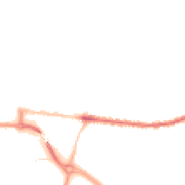Night-time road noise heatmap for BS23 3DY