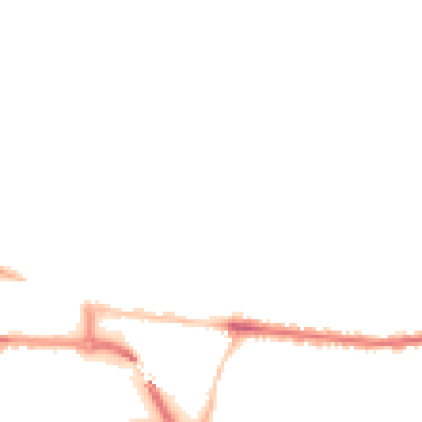 Night-time road noise heatmap for BS23 3EE