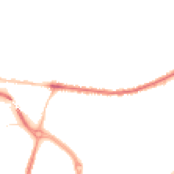 Night-time road noise heatmap for BS23 3ER