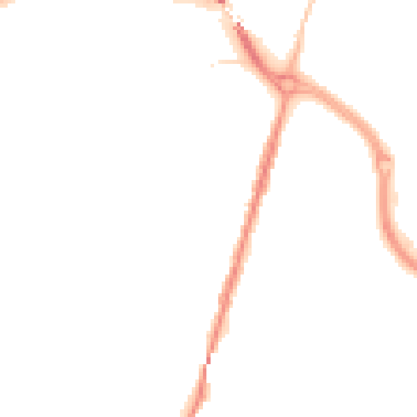 Night-time road noise heatmap for BS23 3PY