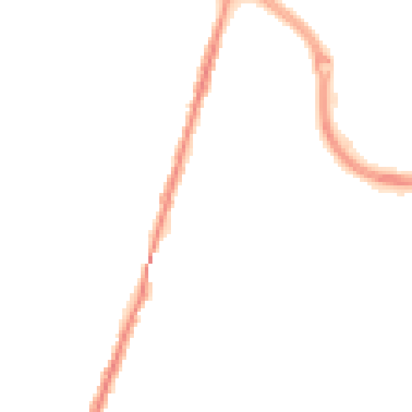 Night-time road noise heatmap for BS23 3QJ
