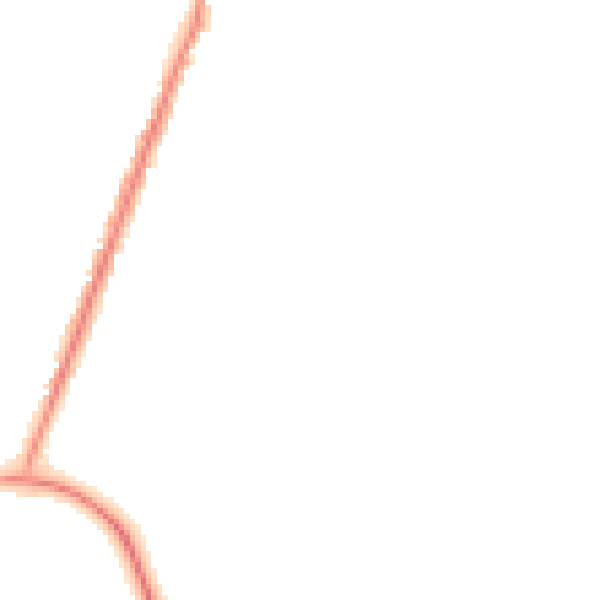 Night-time road noise heatmap for BS23 4LL