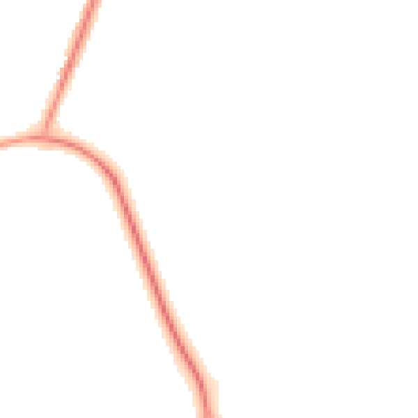 Night-time road noise heatmap for BS23 4QB
