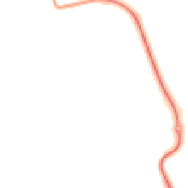 Night-time road noise heatmap for BS23 4SN