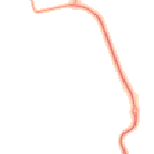 Night-time road noise heatmap for BS23 4SW