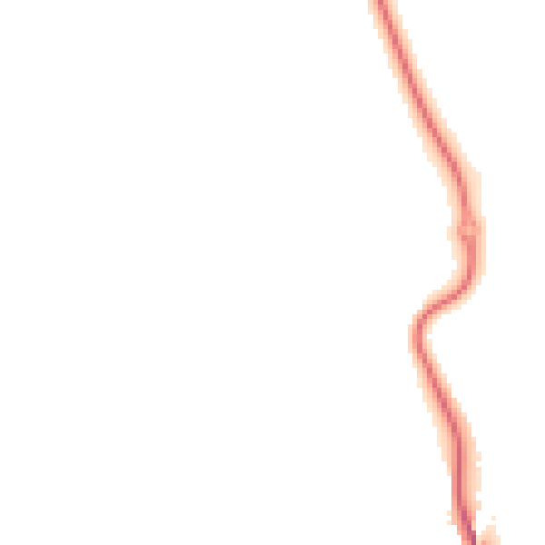 Night-time road noise heatmap for BS23 4TD