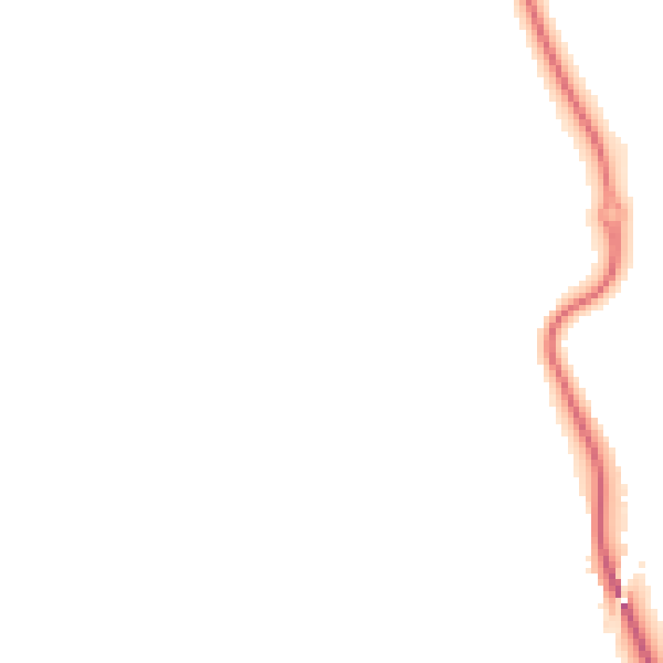 Night-time road noise heatmap for BS23 4TJ