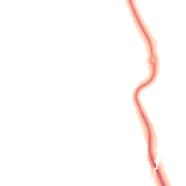 Night-time road noise heatmap for BS23 4TT