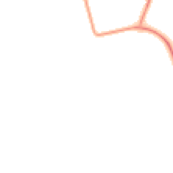 Night-time road noise heatmap for BS23 4UJ