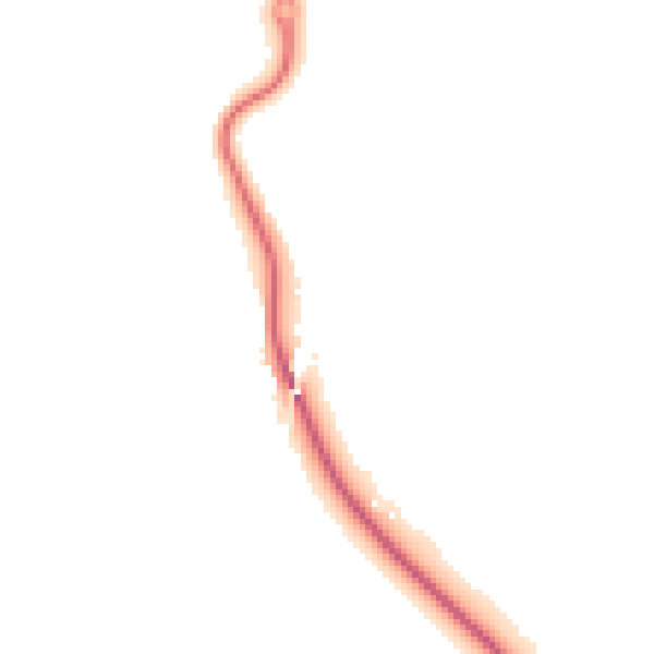 Night-time road noise heatmap for BS24 0AG