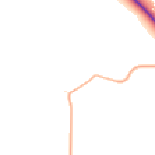 Daytime road noise heatmap for BS24 0AP