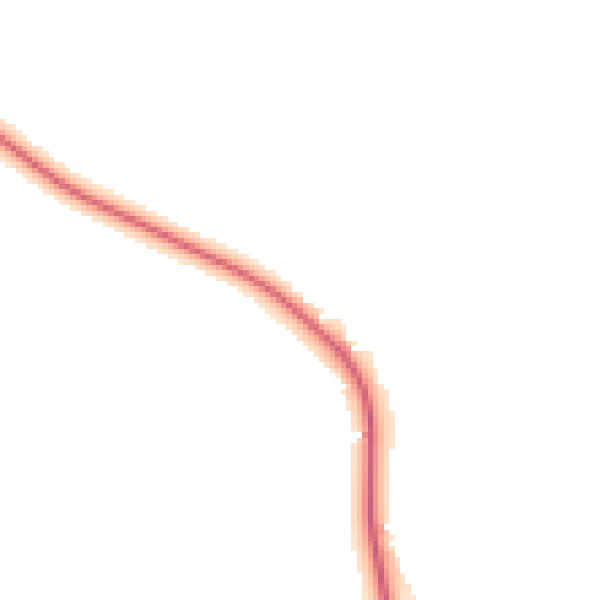 Night-time road noise heatmap for BS24 0AX