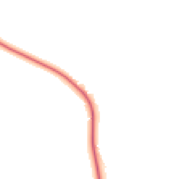 Night-time road noise heatmap for BS24 0BA