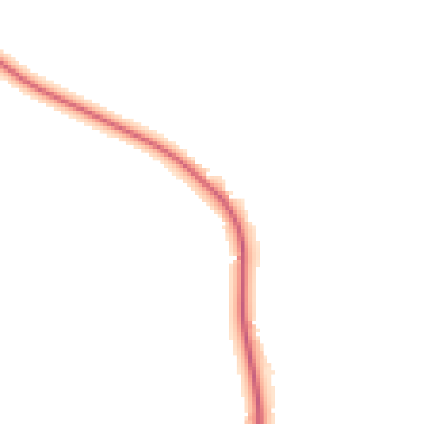 Night-time road noise heatmap for BS24 0BG