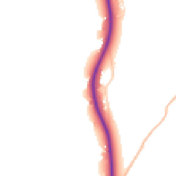 Daytime road noise heatmap for BS24 0BN