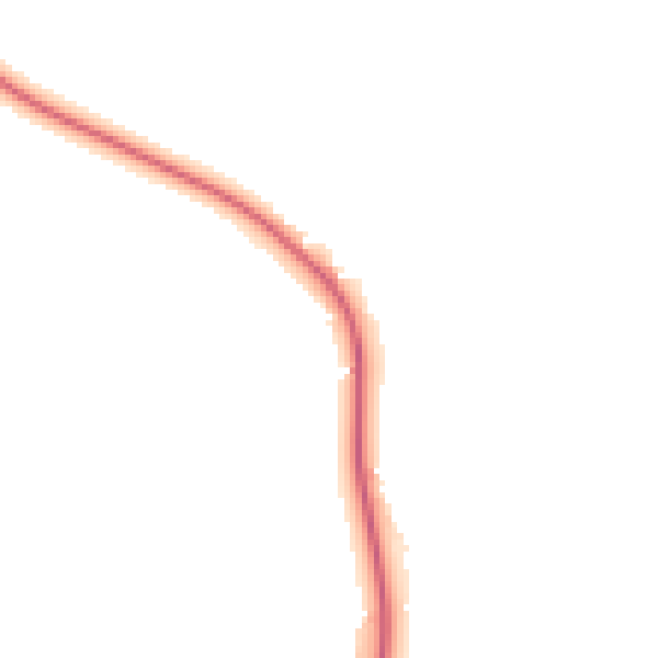 Night-time road noise heatmap for BS24 0BQ