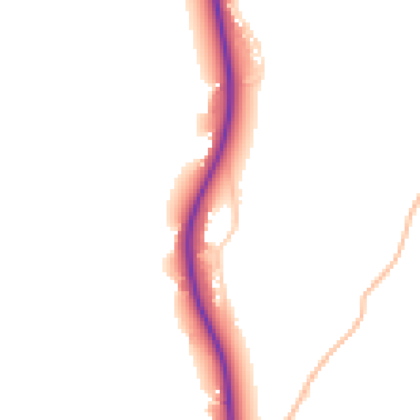 Daytime road noise heatmap for BS24 0BW