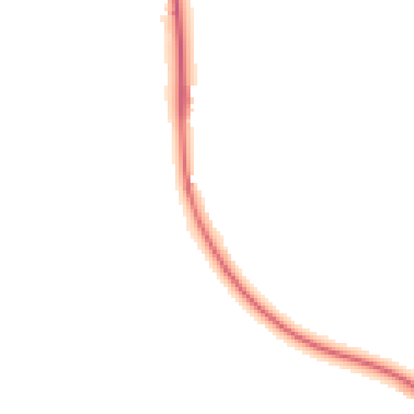 Night-time road noise heatmap for BS24 0DA