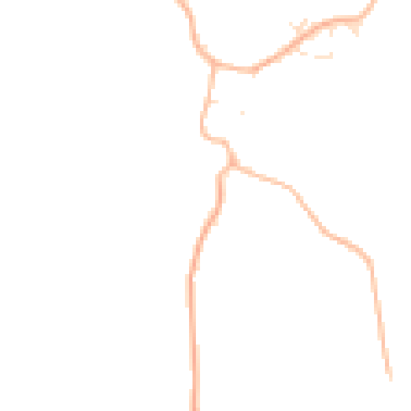 Daytime road noise heatmap for BS24 0EG