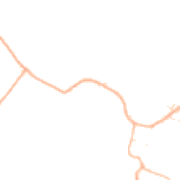 Daytime road noise heatmap for BS24 0EN