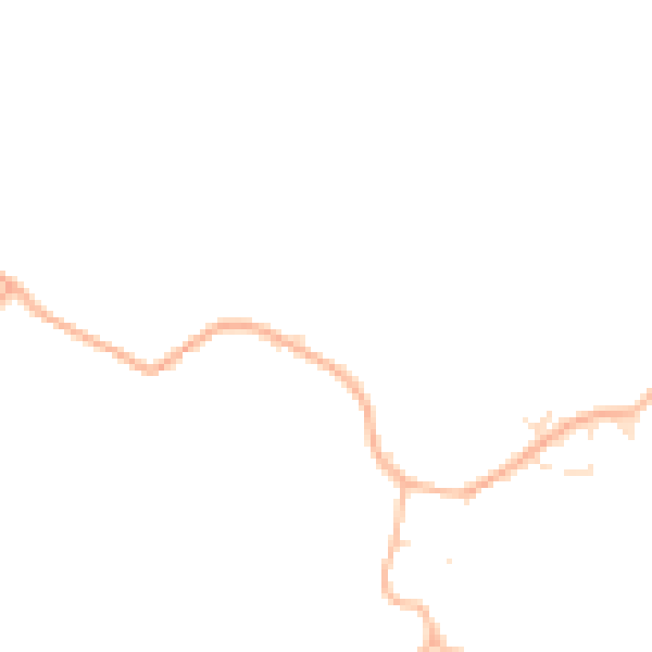 Daytime road noise heatmap for BS24 0EW
