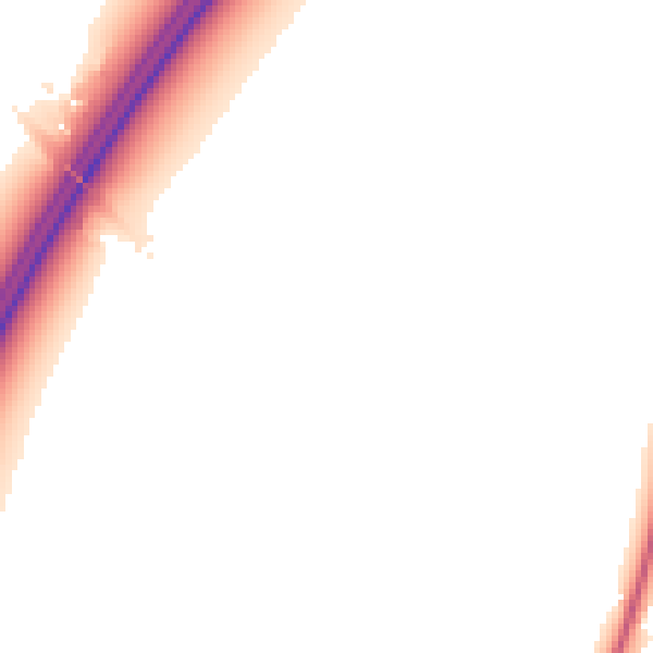 Night-time road noise heatmap for BS24 6RR